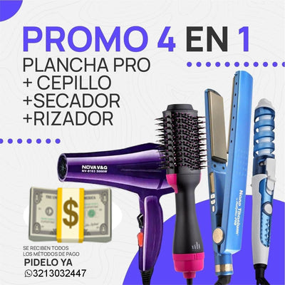 SEC NOVA, PLANCHA,RIZADOR, DROPI CUP