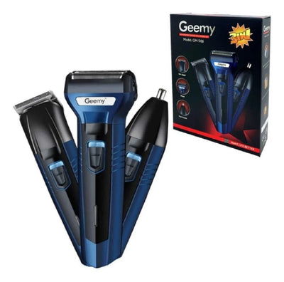 maquina geemy hombre 3 en 1 azul