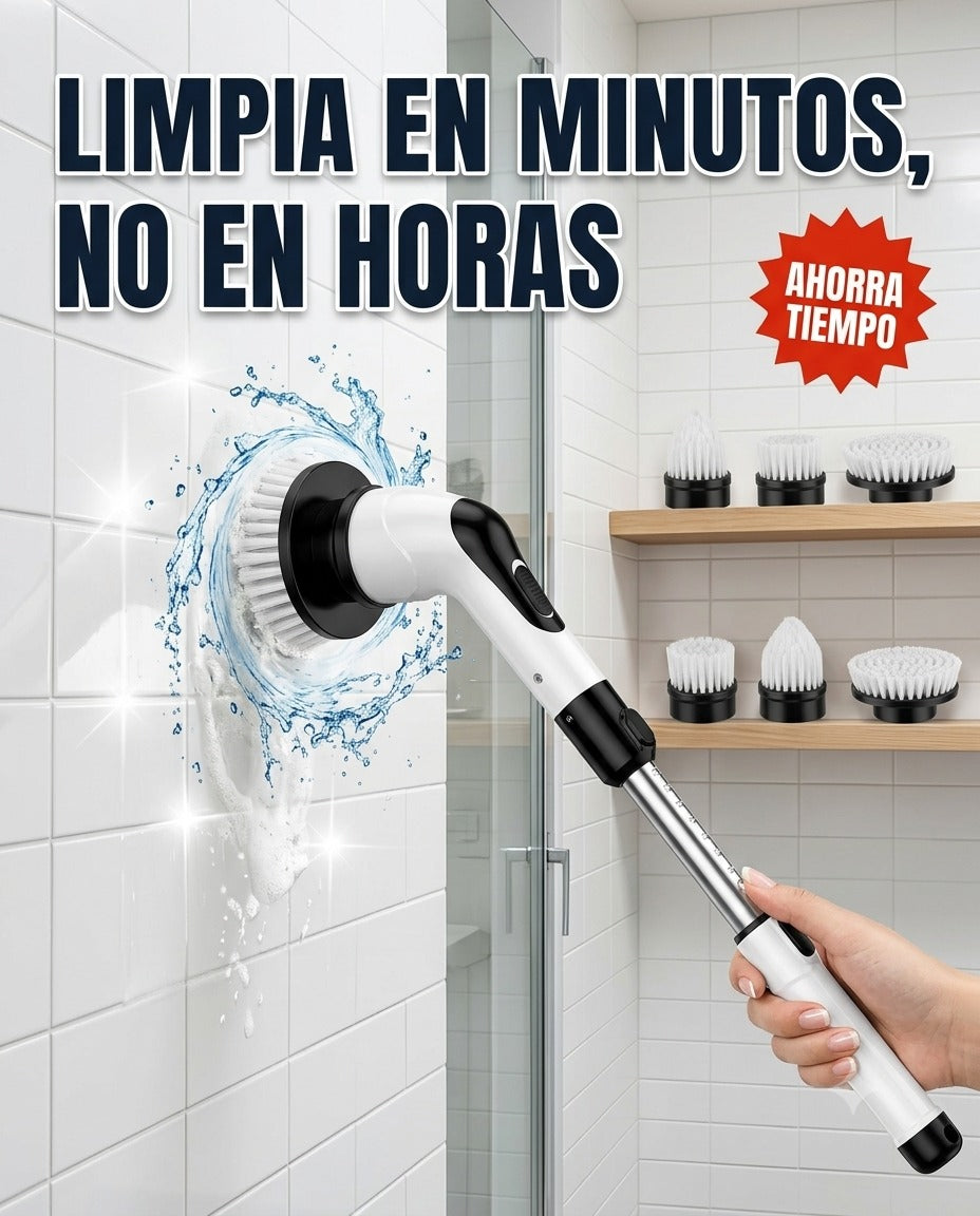 Cepillo de Limpieza Eléctrico Giratorio 9 en 1